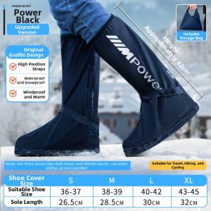 KeyRu | Anti-Snow Anti-Rain Waterproof Anti-Slip Thickened Durable Snow Boot Cover for Children
