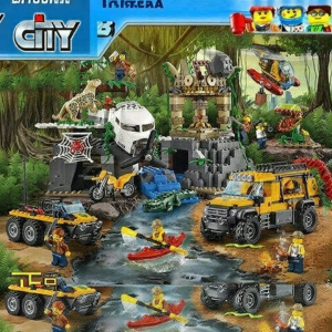 City Series Jungle Ruins Exploration Playground Building Blocks Toys