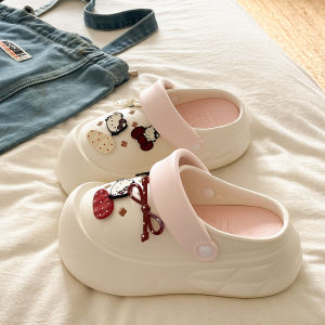 รองเท้าแตะ EVA ส้นสูงสำหรับใส่ไปเที่ยวชายหาดในช่วงฤดูร้อนสำหรับคู่รัก รองเท้าแตะแบบสวมหัว ส้นหนา รองเท้าใส่ไปเที่ยวต่างประเทศสำหรับนักเรียน