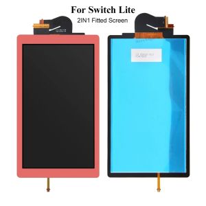 2IN1 Full-Fitted For Switch Lite LCD Display + Touch Screen Full Fitted Assembly Screen Replacement for Switch Lite