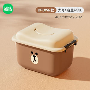 Brown Bear Car Trunk Sundries Container Outdoor Camping for Car Interior Storage Organizing Vehicle-Mounted Storage Box
