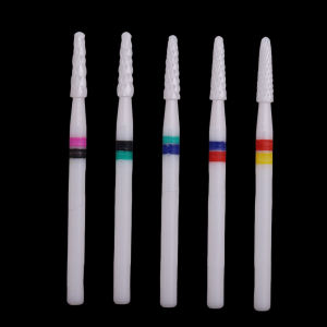 Ceramic Nail Drill BitsAcrylic Nail File Drill Bit for Manicure Pedicure Cuticle Gel Nail