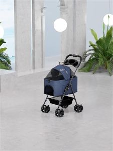 "SG SELLER" Detachable Pet Pram Pet Dog Cat Stroller for Small Medium Dogs Pet Travel Stroller Dog Travel Carrier