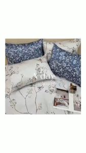 [1m4x2m] Bộ ga gối LỤA TENCEL Hân Võ cao cấp nhiều hoạ tiết siêu mát mịn set drap gối