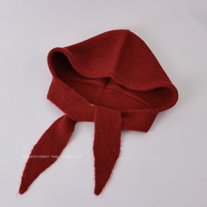 Retro American ถัก ขนสัตว์ หมวกสําหรับผู้หญิง อุ่น ป้องกันหู Merlot สีน้ําตาล Barrow หมวก สไตล์ลำลอง เหมาะสําหรับ ฤดูใบไม้ร่วง และ ฤดูหนาว