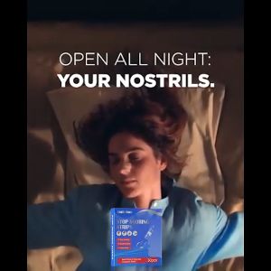 30pcs Nasal Strips to Reduce Snoring Anti-Snoring and Stoper Easier Relieve Nose Congestion Breath Better Sleep Anti-Snore Plaster Ventilation Nasal Patches Stop Snoring Stickers