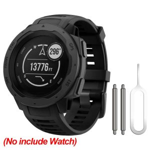 Band For Garmin Instinct with a Soft Silicone Watch Strap - Compatible with Instinct 2/ Solar/ Tactical/Instinct 1
