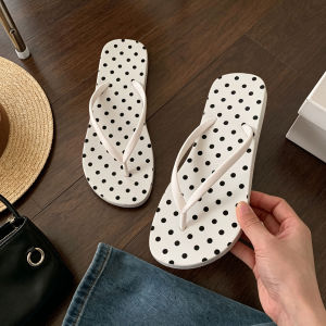 XIXITIAO | Anti-Slip Lightweight Stripy Dots Flip Flops