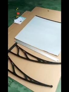Rain Cover For Balcony Sunshade Outdoor Blinds Shades & Awnings Awning Rain Cover Sunshade Outdoor Window Balcony Air Conditioner Rainproof Sunshine Plate 遮阳板