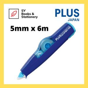 Plus Whiper Refillable Correction Tape/Refill Pack 5mm x 6m