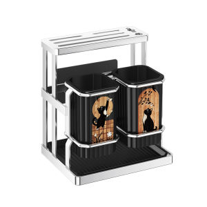 Dishware Drainage and Storage Organizer