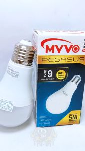 BOHLAM LAMPU LED RUMAH 9WATT MYVO PEGASUS ORYGINAL CAHAYA PUTIH SUPER TERANG BERGARANSI SUDAH SNI LD