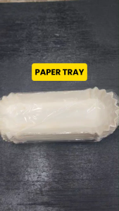 Moolah PAPER TRAY 40pcs kikiam takoyaki fishball squidball footlong hotdog sauce business food cart canteen