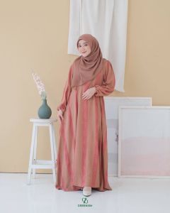 FARA DRESS by GREENISM GAMIS SYARI TRI JAGUARD BORDIR PREMIUM CANTIK  ADEM