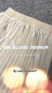 ROK PLISKET BLUDRU PANJANG PREMIUM/ROK BLUDRU IMPORT/ROK VELVET BLUDRU/PLEATED SKIRT