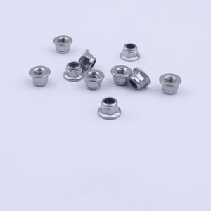 M3 M4 M5 M6 M8 M10 M12 Nylon Flange Nut 304 Stainless Steel Skru Electronics Automotive