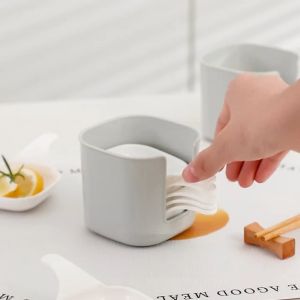 6pcs/set Kitchen Sauce Dish Dipping Soy Sauce Cup Plastic Sauce Bowl Seasoning Dish Appetizer Plates