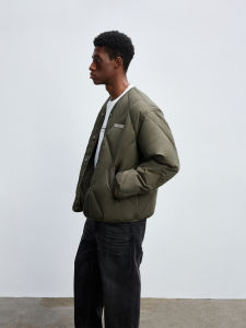 CHINISM | Lightweight Diamond Quilted Duck Down Jacket