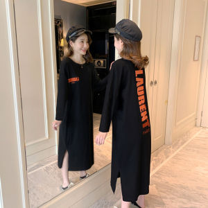 Rộng Rãi Kích Thước Lớn Hoạt Hình Tay Ngắn Dài Đồ Ngủ Nữ Quần Áo Mặc Nhà Kiểu Dáng Lười Dài Đến Đầu Gối Váy Ngủ Maxi Mùa Hè