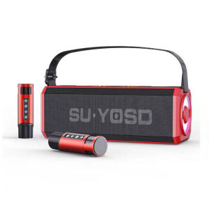 [ร้านค้าในพื้นที่]SU·YOSD YS-228 ไมค์บลูทูธ+ลำโพงบลูทูธ ไมค์ช่วยสอน HiFi Sound Karaoke ไมค์ร้องเพลง Bluetooth Wireless RGB Speaker ลำโพงบลูทูธพกพา