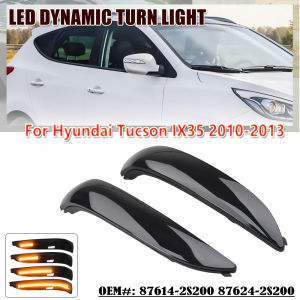 For Hyundai Tucson 2010-2013 IX35 2010-2014 LED Dynamic Turn Signal Light Sequential Side Mirror Indicator