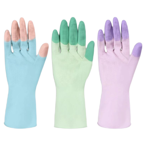 Durable Waterproof Non-slip Latex Dishwashing Glove