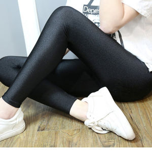 ผู้หญิงเงาสีดํา Legging ฤดูใบไม้ร่วงสุภาพสตรี Push Up Slim กางเกงขายาวเอวสูงยืดนุ่มขนาดใหญ่กางเกงขายาวผู้หญิง
