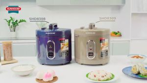 Nồi cơm điện 3L Sunhouse SHD8308 SHD8306 lòng nồi dày 1.7mm ủ ấm 3 chiều. gian hàng ủy quyền chính hãng