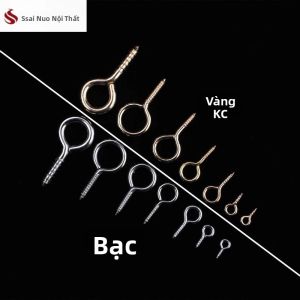 FEIZHUXIANSEN | Eye Screw Hook Closed Loop Ring Spiral