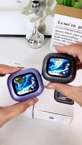 HTC NE32 AI Real-Time Translation Earphones – LED Touch Screen Bluetooth V6.0 OWS Clip-On Noise Cancellation IPX5 HiFi Sound for IOS/Android