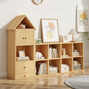 Simple Modern Wall-mounted Floor Bookshelf Layers Storage