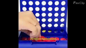 BINGO 4 IN A LINE Family Board Games Strategic Game Connect Four Row Disc Match 4 In A Line Grids / Permainan Bingo