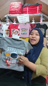 Baju Kaos Setelan Anak Motif Astronot Cowok Keren Umur 1 - 10 Tahun - Code8.id - DTF