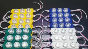 10pcs 3 Led Light Module Light Car Motorcycle Universal Module Super Bright Warning Lamp Dc Waterproof Decorative Lights