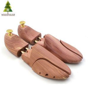 Mens and Womens Twin Tube Adjustable Red Cedar Shoe Tree Wood Shoe Tree