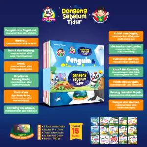 Paket 15 Buku Cerita Anak Dongeng Sebelum Tidur Fabel Cerita Hewan