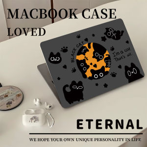 KALLDUN | Vỏ Bảo Vệ MacBook Mới 2024 Hình Mèo Đen Dễ Thương Chống Sốc