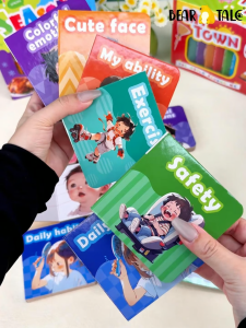 BEAR TALE Kids Early Education Card Books Body Cognition And Emotional Expression Safety Education Books  8 Books