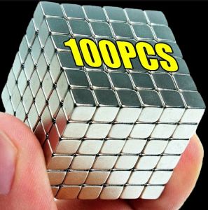 【Swan Home】10-100PCS Strong Neodymium Magnets Mini Square Cube Magnet Heavy Duty Rare Earth Whiteboard Fridge Magnetic Stickers DIY Crafts Magnets