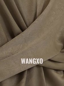 WANGXO | Đầm Ôm Body Bánh bèo Gấm Bóng Có Đai Nịt