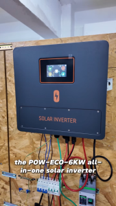 Flowatt 6KW/48V On/Off-Grid Solar Hybrid Inverter Pure Sine Wave AC 230V Two Load Output Power Max PV Power 4500W*2 Input Can Parallel Up To 6 Units Supports Generator Charging Single-phase parallel operation can reach 36KW