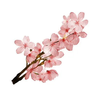 Miếng Dán Xe Hơi Sakura Tấm Lót Đèn Moustache Trang Trí Cửa Xe Chống Trầy Xước Tấm Lót PVC Dán Trang Trí Bên Trong Xe