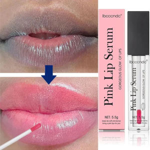 5.5g Lips Pink Serum Remove Dark Smoke Lip Plumping Oil Bleaching Melanin Repair Lip Lines Moisturizing Brighten Lip Care Cosmetics