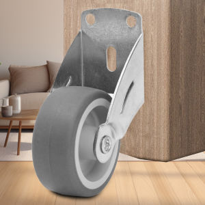 4Pcs Anti sagging door bottom support wheel Multi-function Pulley Gate Caster Stainless Steel Door Support Flat Bottom Wheel Table Leg Roller