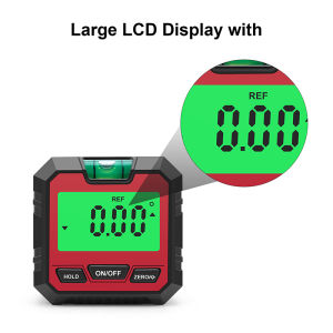 Magnetic Base Electronic Goniometer 360° Angle Meter Inclinometer Digital Level Angle Gauge Bevel Protractor Slope Measure
