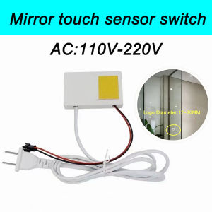 AC：110v-220v Intelligent luminous mirror Integrated touch sensing switch mirror light Web red makeup mirror bathroom mirror