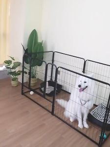 Card Deduction Dog Enclosure Dog Playground Pet Enclosure Pet 60 x 60 x 6 Pcs Enclosure Dog Cage