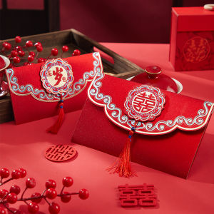 FARAMON | Wedding Gift Red Envelope Auspicious Flow Tassels