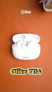 OLIKE TRUE WIRELESS BLUETOOTH EARPHONE EARBUDS TWS T114 Earphone Tanpa Kabel Sweat Resistant Bluetooth 5.3 Dengan Microphone Baterai 320Mah Earphone Olike Earbuds Warna Hitam Dan Putih - Lazada