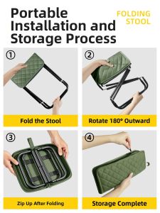 Portable Lightweight Folding Stool